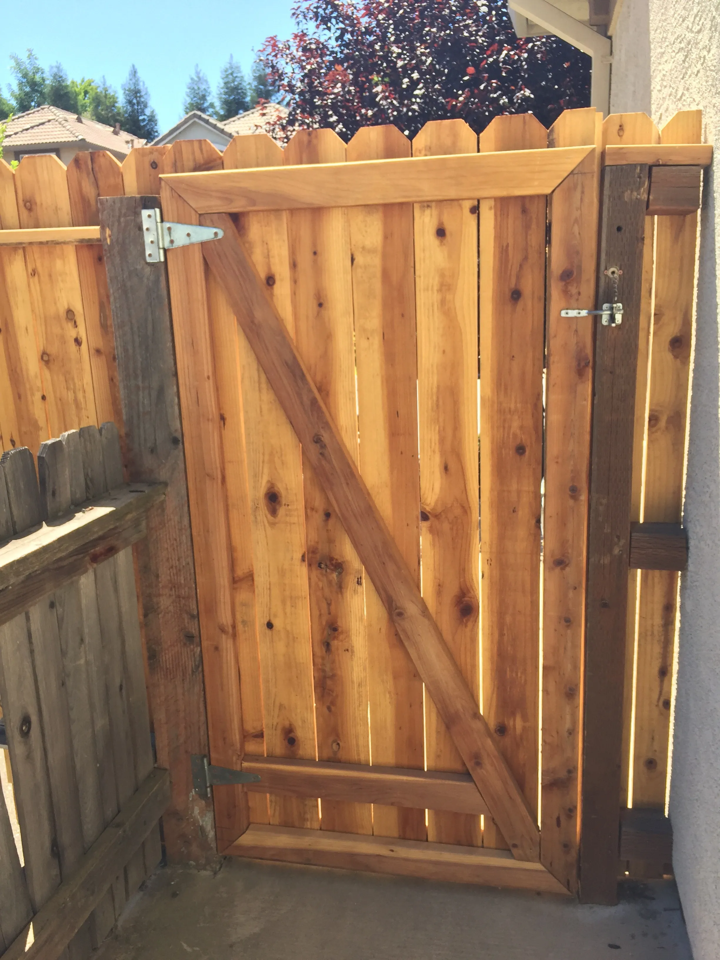 New fence